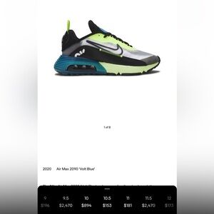 Nike Air Max 2090 Volt Blue